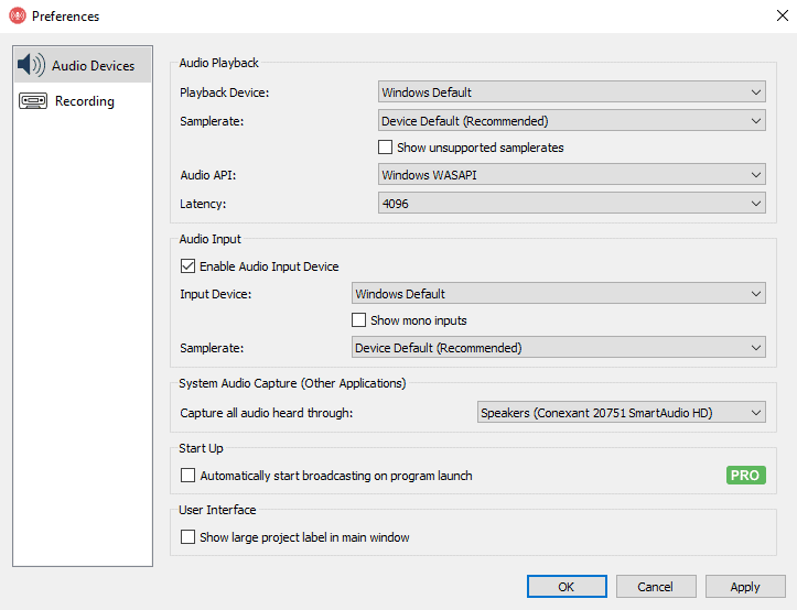 Cross-dj-settings-with-RocketBroadcaster.png